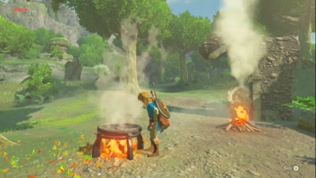 Start Fire in Zelda Breath of the Wild