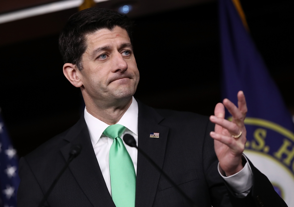 Paul Ryan's Sad Thumbs Up After Meeting With Trump Says It All  
   
   
       Source   Win McNamee  Getty Images News  Getty Images