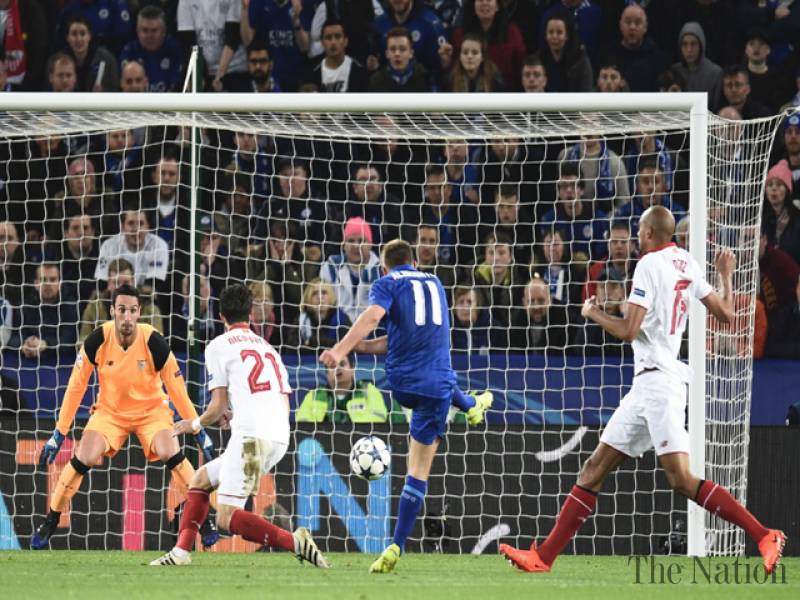 Schmeichel thwarts Sevilla as Leicester rekindle fairytale