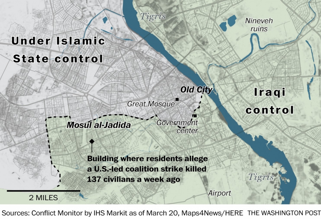 Blast In Western Mosul Kills 130, Including Women, Children