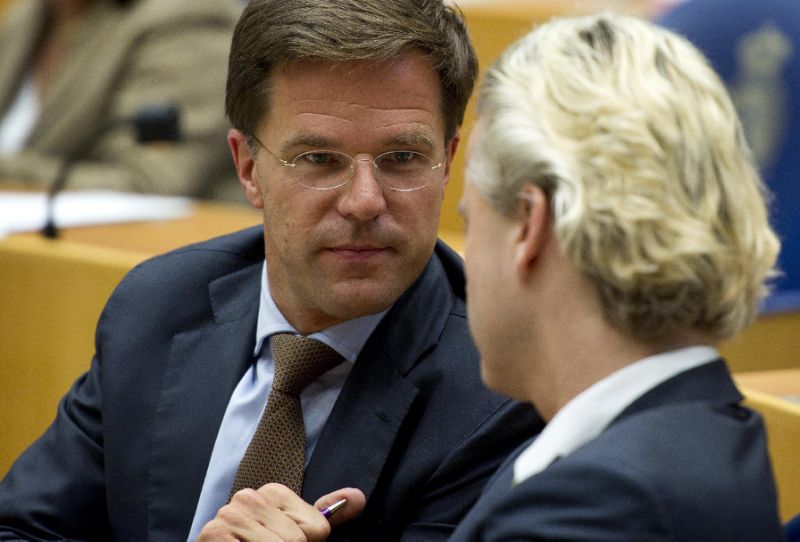 Dutch Prime Minister Mark Rutte will go head-to-head with his main rival Geert Wilders