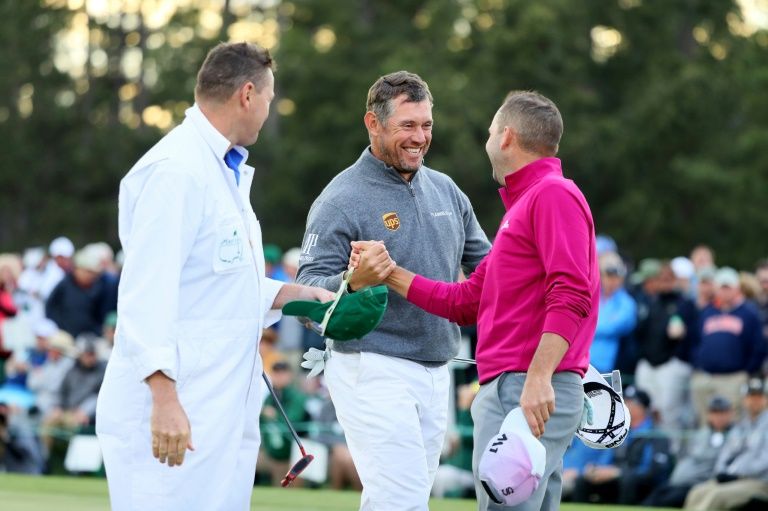 Lee Westwood and Sergio Garcia are early title contenders in the Masters in Augusta GeorgiaMore