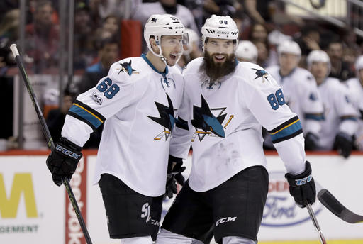 Sharks' Couture will play in opener against Oilers