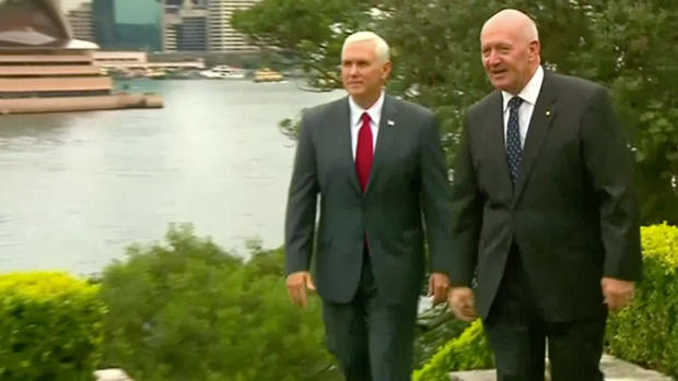 Mike Pence Discusses North Korea With Australia Leader