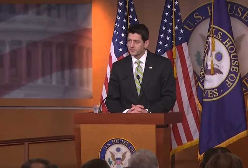 Paul Ryan spins the Obamacare replacement failure