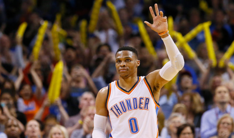 Russell Westbrook Has A Double-Double For The Season