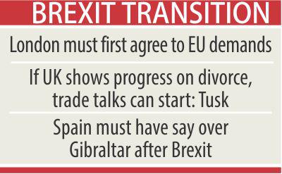 EU draft guidelines soften line on future UK relationship