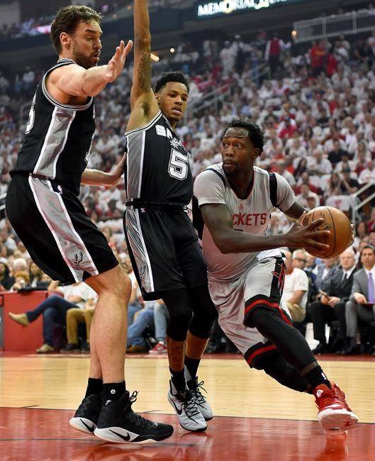 Harden, Rockets rout Spurs 125-104 to tie series