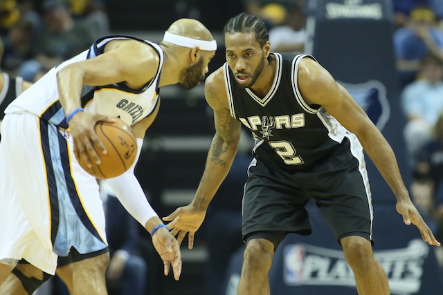 Kawhi Leonard Spurs Vince Carter Grizzlies