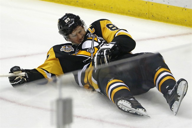 Penguins captain Sidney Crosby will miss Game 4 of Pittsburgh's playoff series against Washington with a concussion