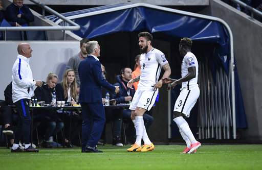 France coach Deschamps has some choices to make