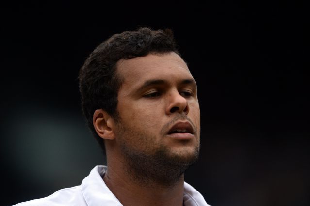 Jo-Wilfried Tsonga lasted just one game when his match against Renzo Olivo resumed on Wednesday