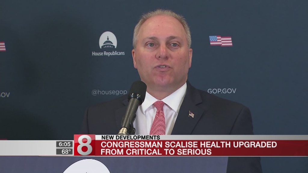 Doctors Upgrade Rep. Scalise's Condition To 'Serious'