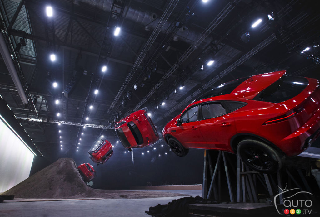 Must-See All New Jaguar E-PACE Unveiled With Spectacular Barrel Roll