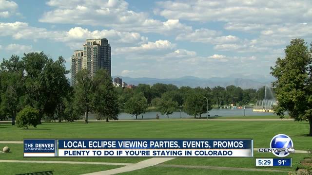 How are you celebrating the Great American Eclipse? Some events are taking place in Colorado for those who can't travel