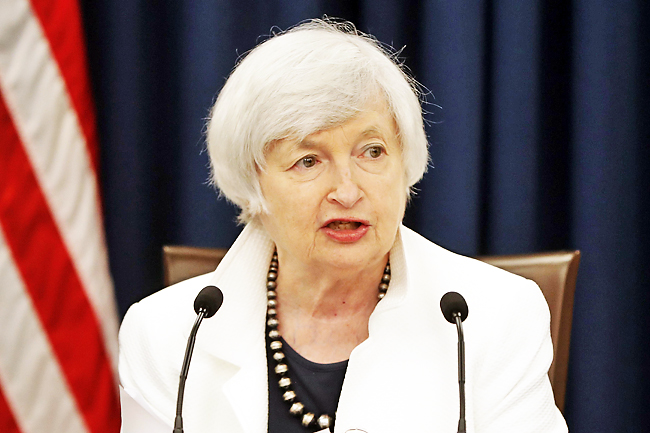 Federal Reserve Chair Janet Yellen. – AP