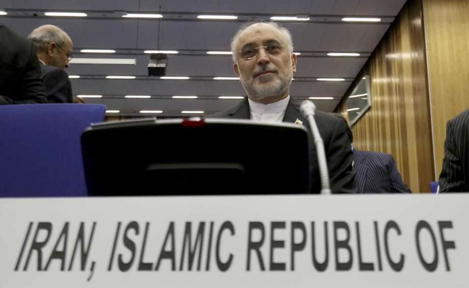 Head of Iran's Atomic Energy Organization Ali Akbar Salehi waits for the beginning of the general conference at the International Atomic Energy Agency IAEA in Vienna Austria Monday Sept. 18 2017