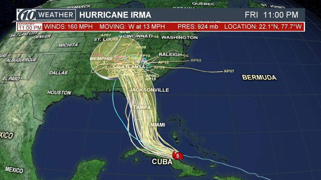 South Carolina governor declares state of emergency for Irma