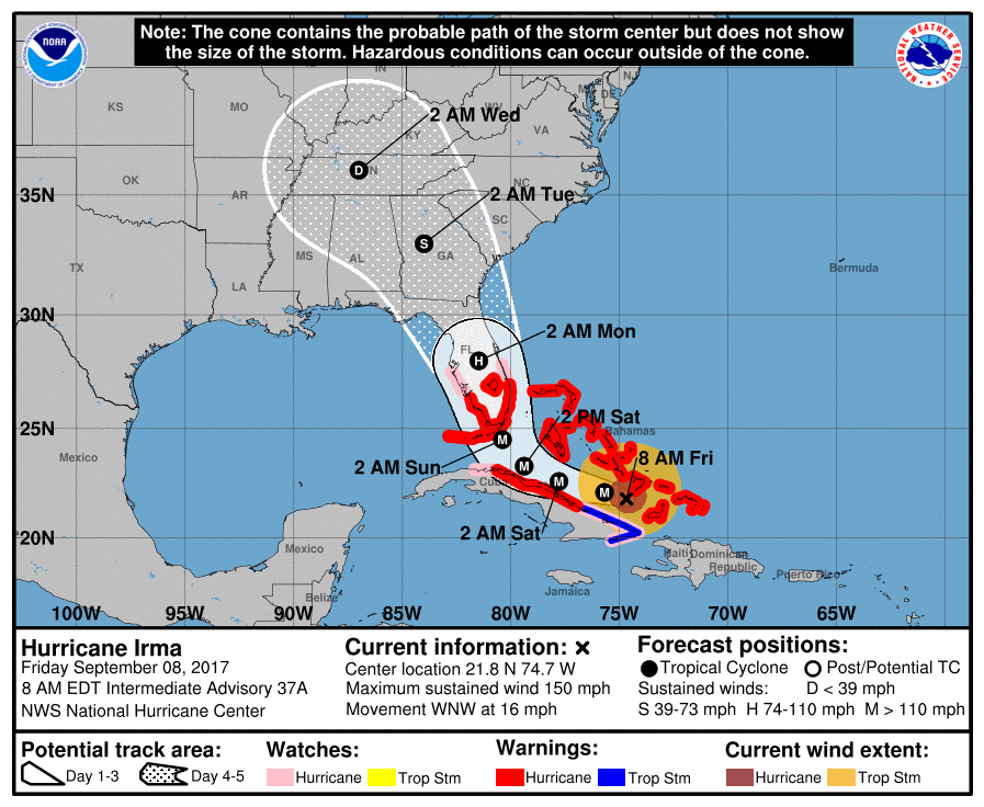 Mandatory Evacuations Likely to be Ordered in SC on Saturday