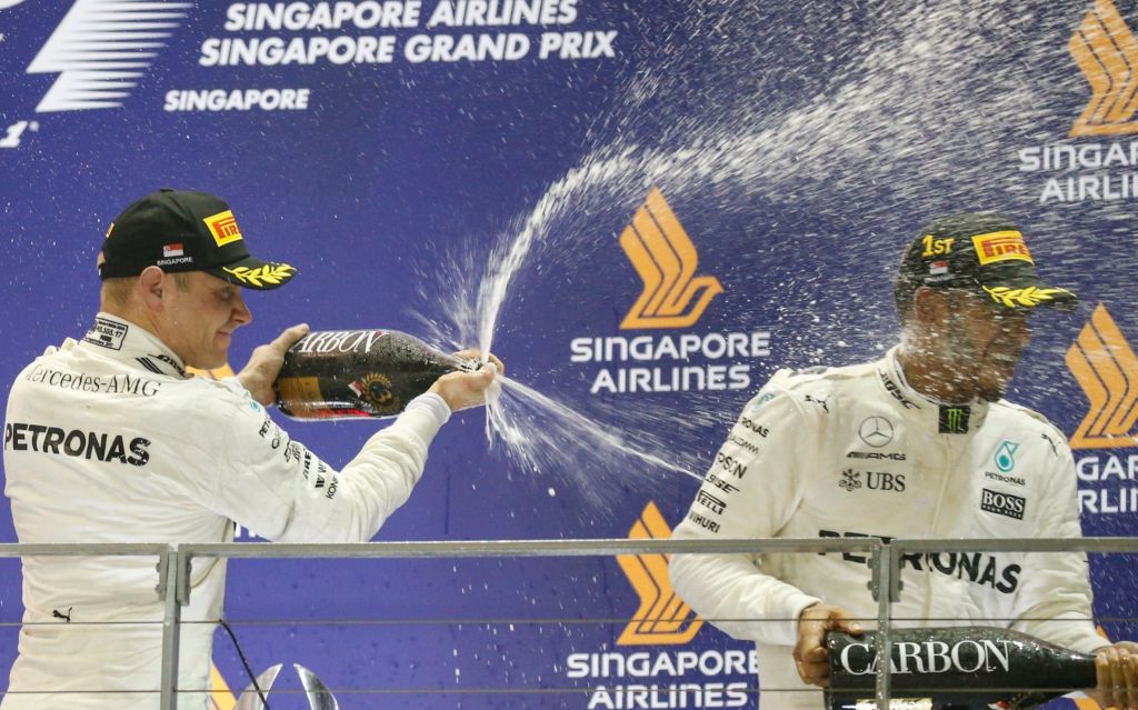 Will it be another successful weekend for Mercedes Lewis Hamilton and Valtteri Bottas ?
Credit
EPa