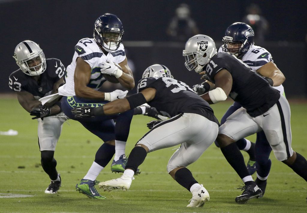 Seahawks Raiders Football