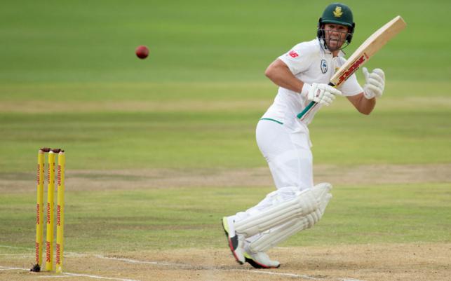 South Africa`s AB De Villiers plays a shot in the second innings of Second Test match against India at the Centurion Stadium Pretoria South Africa on 15 January 2018. Reuters