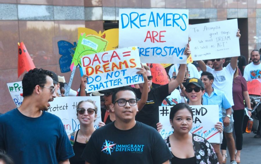 Deferred Action for Childhood Arrivals DREAM Act Donald Trump Democratic Party shithole countries Trump closing DACA Trump administration ending DACA