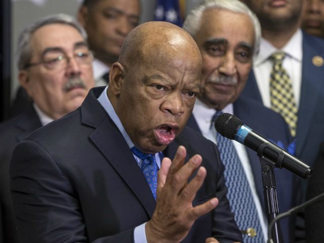 Rep. John Lewis speaking in 2016. Image via AP  Scott Applewhite