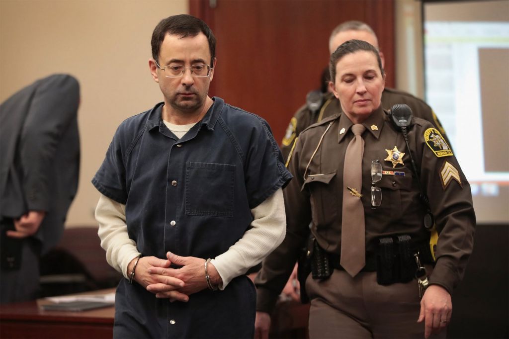 Scott Olson  Getty Images	
           Former MSU sports doctor Larry Nassar was sentenced Wednesday