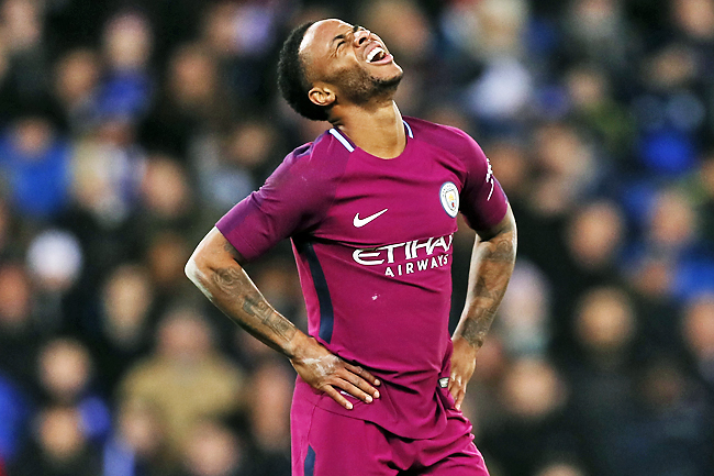 Manchester City’s Raheem Sterling. – AP