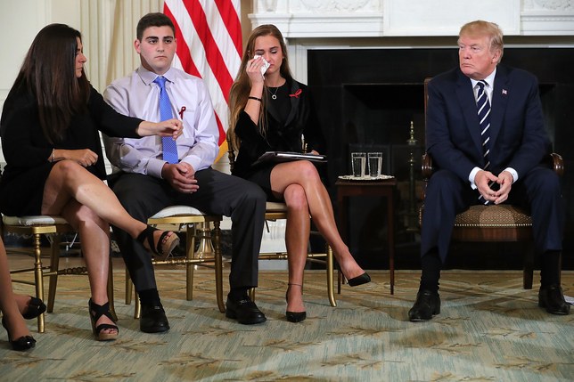 Trump Holds Listening Session With Students And Teachers On Mass Shootings