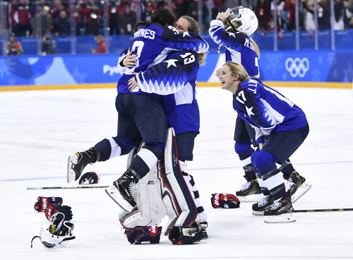 Maddie Rooney made so many saves in the USA-Canada gold medal game she was named 'Secretary of Defense'