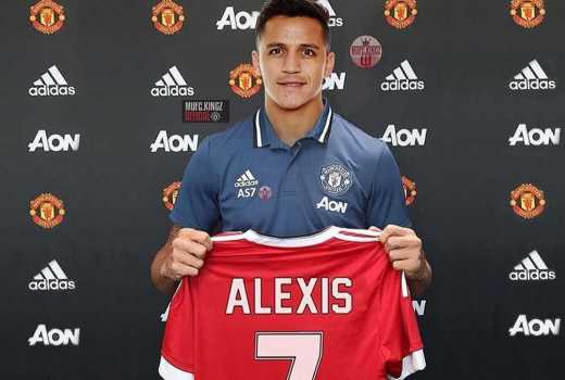 Alexis Sanchez signed for United in January