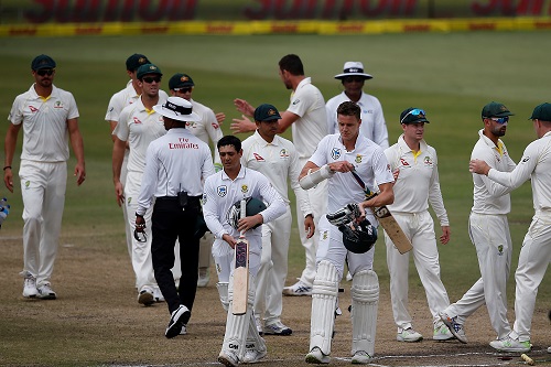 Relations between the Proteas and Aussies have been soured.  AFP