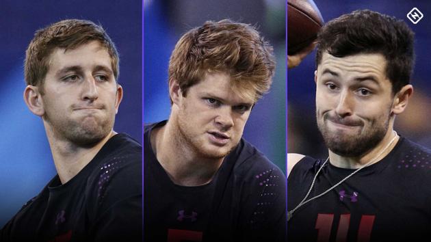 Josh Rosen Baker Mayfield competing at NFL Combine not good look — for Sam Darnold