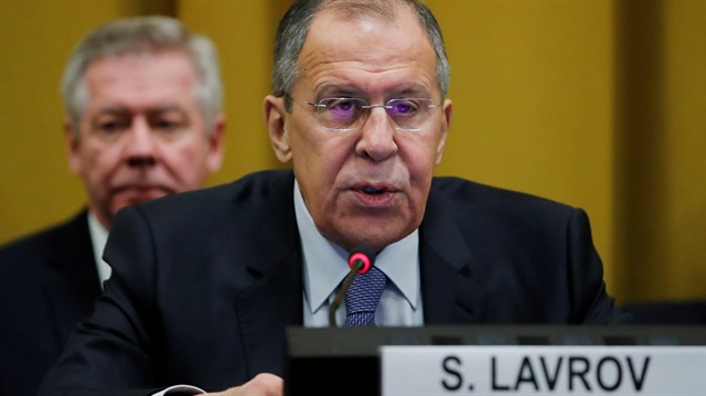 Lavrov Minister for Foreign Affairs of Russia attends the Conference on Disarmament at the United Nations in Geneva