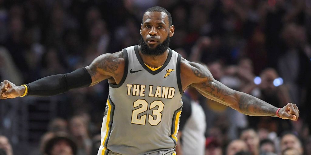 LeBron James is trying to will the Cavs to a fourth straight Finals and his eighth straight appearance.   Mark J. Terrill  AP