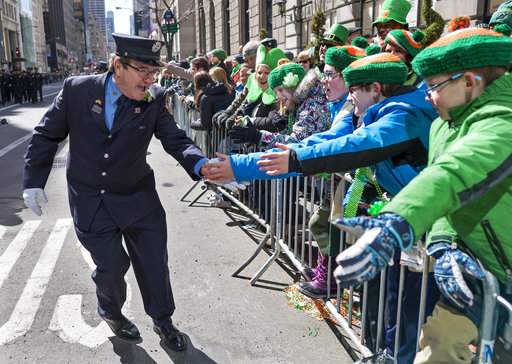 Manhattan's 5th Avenue Goes Green For Annual Saint Patrick's Day Parade