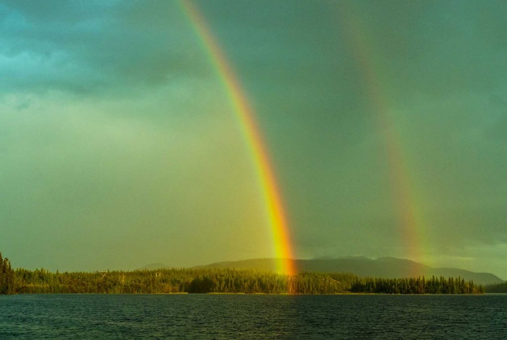 Rainbow of hope by David Lisle