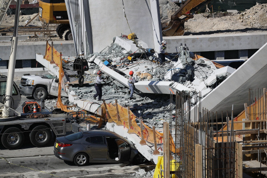 FIU Bridge Collapse: Several Dead, Cars Trapped Underneath