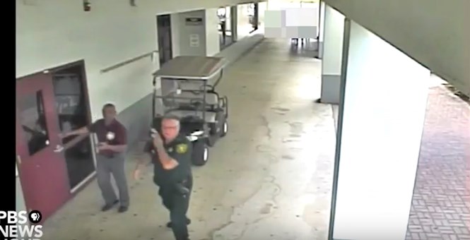 Video Here's The Disgraced Broward County Deputy Just Standing There During Florida Shooting