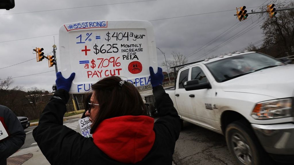 The Latest: Teachers say they'll stay out on strike