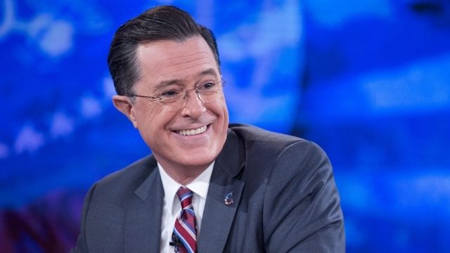 Stephen Colbert James Comey talk Trump Russia over Pinot Noir