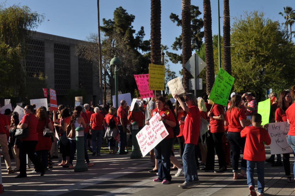 Education Advocates At Arizona’s Day Of Action For Education