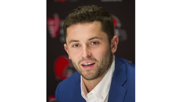 QB Mayfield plans to drop antics in NFL