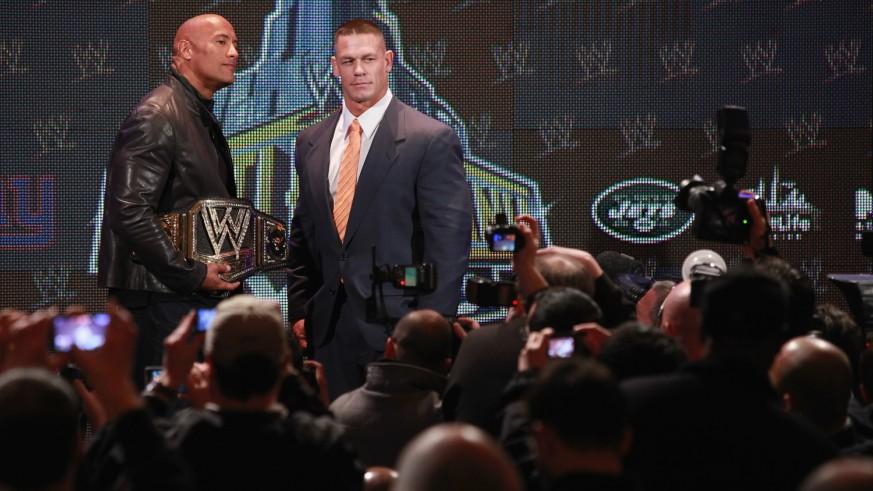 Dwayne Johnson and John Cena