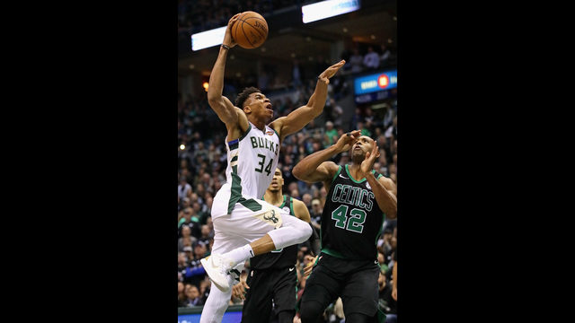 Tied up Giannis tip-in lifts Bucks over Celtics in Game 4