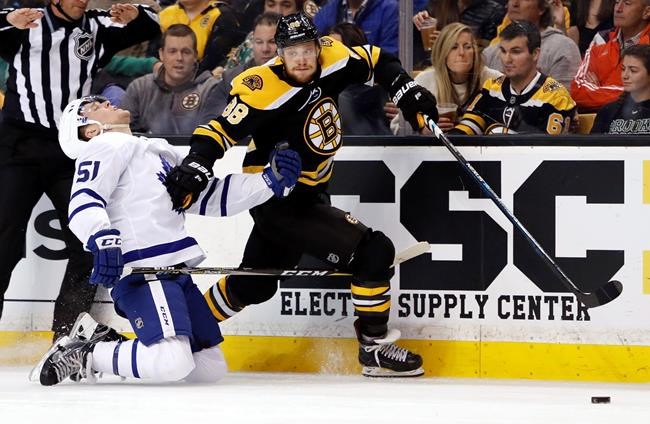 Here's why Ryan Donato was a healthy scratch for the Bruins' first playoff game