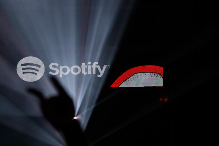 A view from the crowd during Spotify's Rap Caviar Live in Houston at Revention Music Center