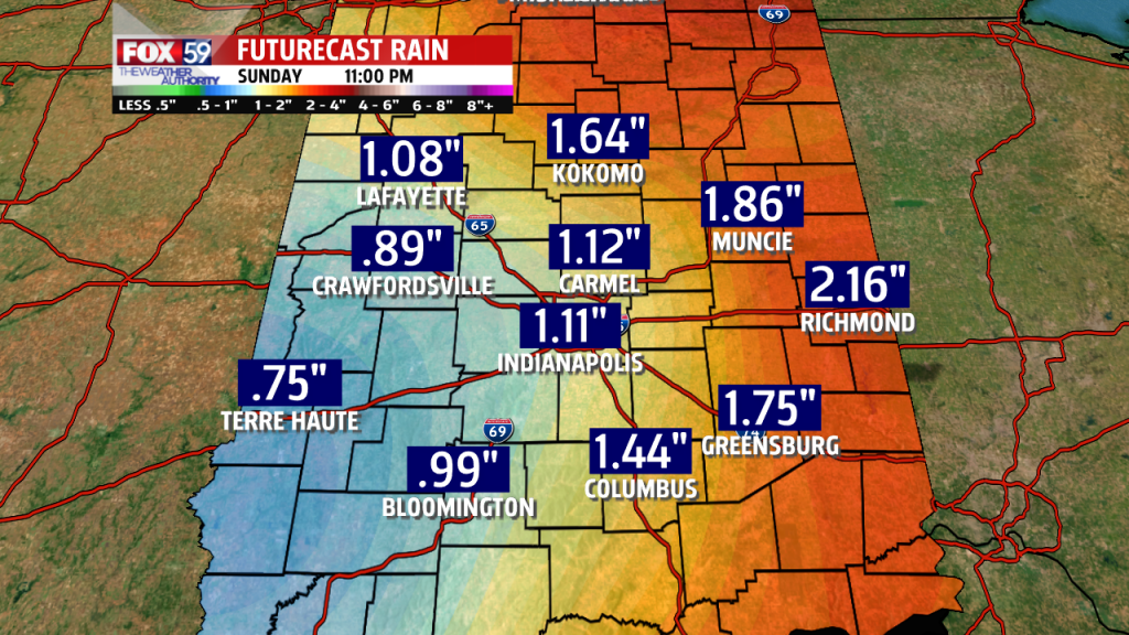 Warm windy surge continues…rain soon to knock on the door